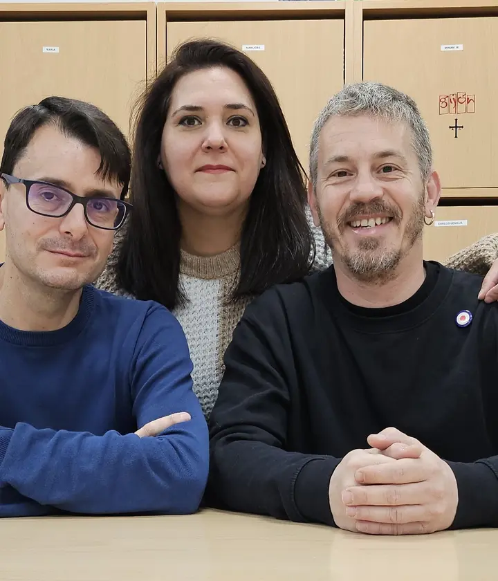 Marijose, David y Vicente
