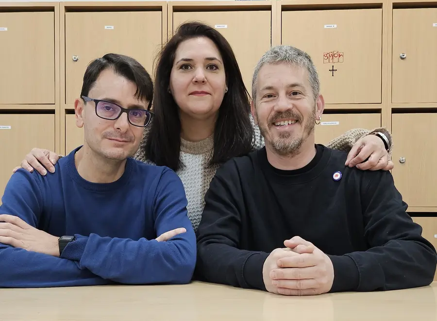 Marijose, David y Vicente